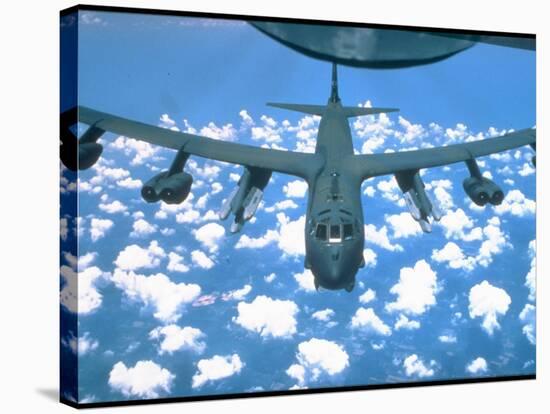 B-52G Bomber at Griffis AFB, Ny in Flight Above Clouds-Bill Thompson-Stretched Canvas