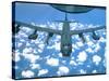 B-52G Bomber at Griffis AFB, Ny in Flight Above Clouds-Bill Thompson-Stretched Canvas