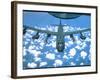 B-52G Bomber at Griffis AFB, Ny in Flight Above Clouds-Bill Thompson-Framed Premium Photographic Print