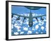 B-52G Bomber at Griffis AFB, Ny in Flight Above Clouds-Bill Thompson-Framed Premium Photographic Print