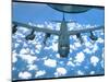 B-52G Bomber at Griffis AFB, Ny in Flight Above Clouds-Bill Thompson-Mounted Premium Photographic Print