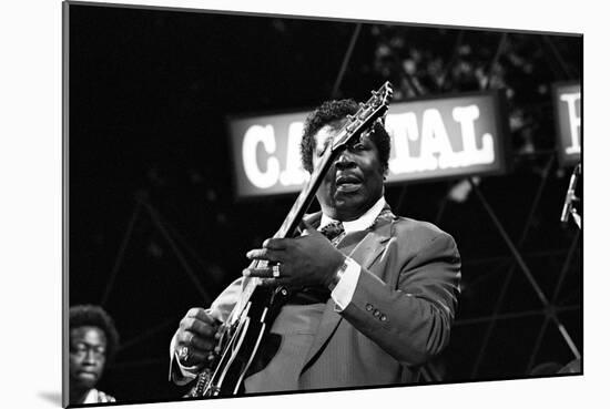 B.B. King, Capital Jazz, Knebworth, 1982-Brian O'Connor-Mounted Photographic Print