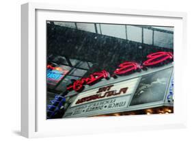 B.B. Kings on 42nd St Reflection-null-Framed Photo