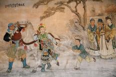Chinese Classic Wall Drawing-B.B. Xie-Framed Stretched Canvas