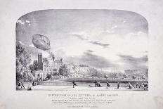 Destruction of the Victoria and Albert Balloon, Arlington St, Westminster, London, 1851-B Baron-Giclee Print