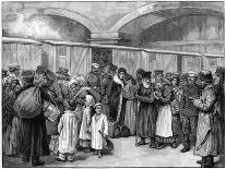 The Baltic Railway Station, Expulsion of Jews from St Petersburg, Russia, 1891-B Baruch-Giclee Print