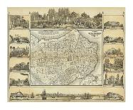 Mapa Historico Pintoresca Moderno de al Isla De Cuba, c.1853-B^ & C^ May-Mounted Art Print