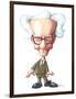 B. F. Skinner, Caricature-Gary Brown-Framed Photographic Print