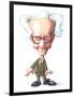 B. F. Skinner, Caricature-Gary Brown-Framed Photographic Print