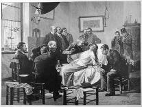German Doctors Observe a Demonstration of Hypnotism at Munchen-B. Falkenberg-Framed Art Print