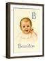 B for Brandon-Ida Waugh-Framed Art Print