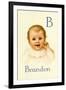 B for Brandon-Ida Waugh-Framed Art Print