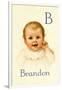 B for Brandon-Ida Waugh-Framed Art Print