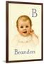 B for Brandon-Ida Waugh-Framed Art Print