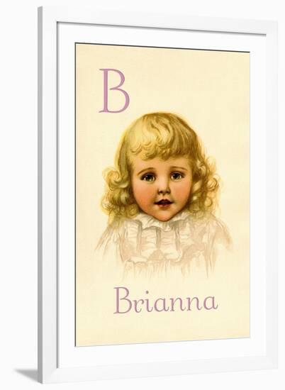 B for Brianna-Ida Waugh-Framed Art Print