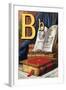 B For the Book That Was Given To Me-Edmund Evans-Framed Art Print