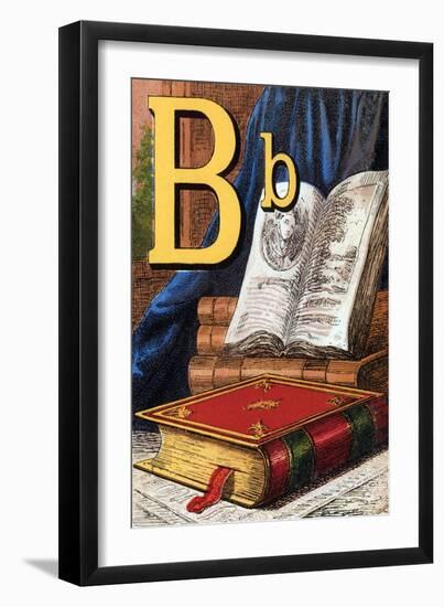 B For the Book That Was Given To Me-Edmund Evans-Framed Art Print