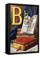 B For the Book That Was Given To Me-Edmund Evans-Framed Stretched Canvas