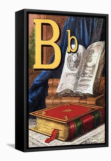 B For the Book That Was Given To Me-Edmund Evans-Framed Stretched Canvas