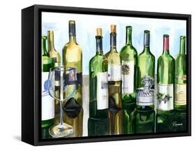 B&G Bottles II-Heather French-Roussia-Framed Stretched Canvas