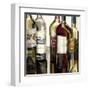 B&G Bottles Square I-Heather French-Roussia-Framed Art Print