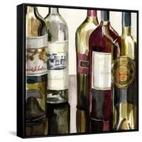 B&G Bottles Square I-Heather French-Roussia-Framed Stretched Canvas