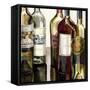 B&G Bottles Square I-Heather French-Roussia-Framed Stretched Canvas