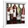 B&G Bottles Square II-Heather French-Roussia-Framed Art Print