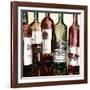 B&G Bottles Square II-Heather French-Roussia-Framed Art Print