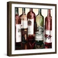 B&G Bottles Square II-Heather French-Roussia-Framed Art Print