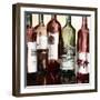 B&G Bottles Square II-Heather French-Roussia-Framed Art Print