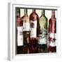 B&G Bottles Square II-Heather French-Roussia-Framed Art Print