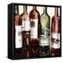 B&G Bottles Square II-Heather French-Roussia-Framed Stretched Canvas