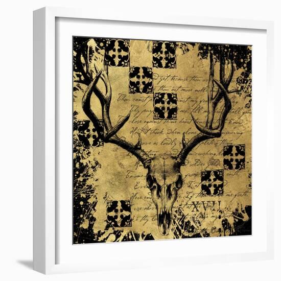 B&G Deer Skull-Art Licensing Studio-Framed Giclee Print