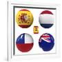 B Group of the World Cup-croreja-Framed Premium Giclee Print