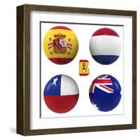 B Group of the World Cup-croreja-Framed Art Print