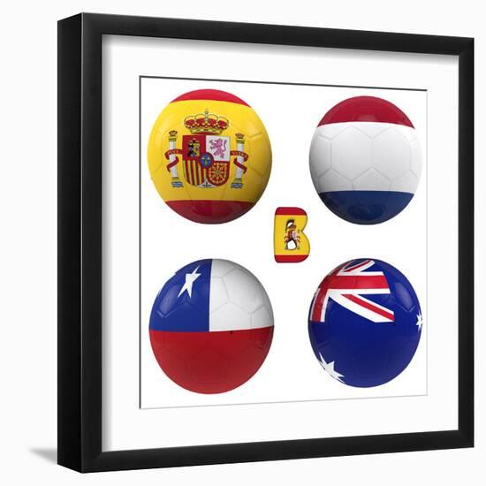 B Group of the World Cup-croreja-Framed Art Print