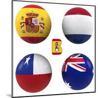 B Group of the World Cup-croreja-Mounted Art Print