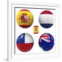 B Group of the World Cup-croreja-Framed Art Print