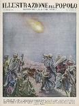 Meteor Over Sinai is Interpreted by Arabs as a Portent of Grave Events in the Red Sea Area-B. Ingegnoli-Mounted Art Print