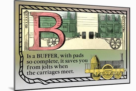 B is a Buffer-null-Mounted Premium Giclee Print