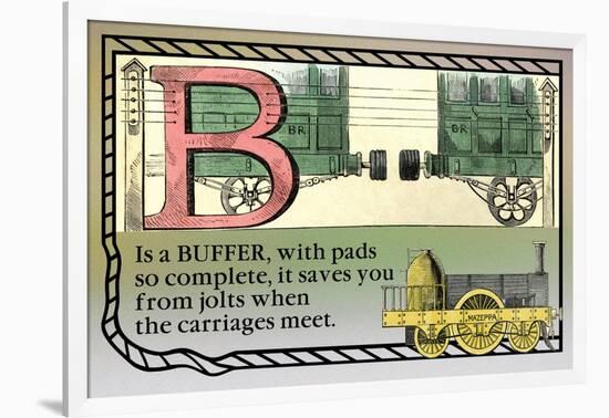 B is a Buffer-null-Framed Art Print