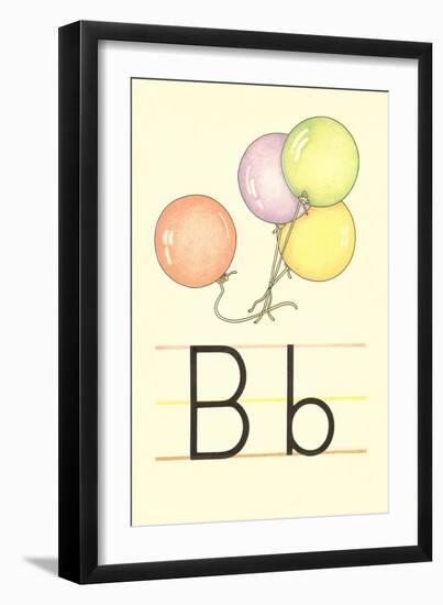 B Is for Balloons-null-Framed Art Print