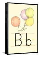 B Is for Balloons-null-Framed Stretched Canvas
