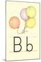 B Is for Balloons-null-Mounted Art Print