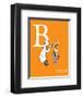 B is for Barber (orange)-Theodor (Dr. Seuss) Geisel-Framed Art Print