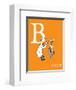 B is for Barber (orange)-Theodor (Dr. Seuss) Geisel-Framed Art Print