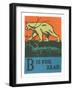 B is for Bear-null-Framed Art Print