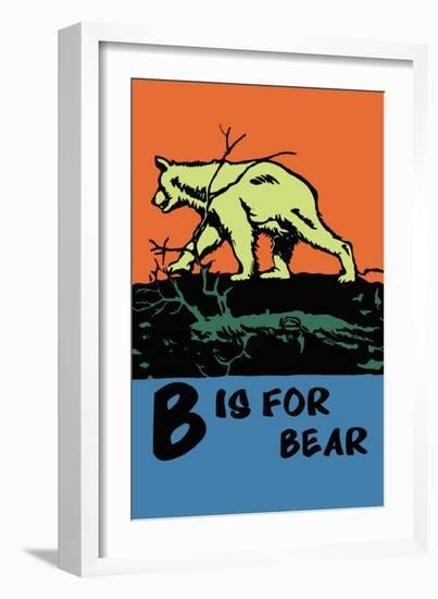 B is for Bear-Charles Buckles Falls-Framed Art Print