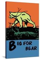 B is for Bear-Charles Buckles Falls-Stretched Canvas